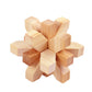 Klassisches Luban-Schloss-Holzpuzzlespiel