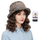 Bucket Hat with Attached Short Curly Wig