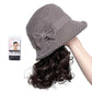 Bucket Hat with Attached Short Curly Wig