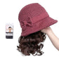 Bucket Hat with Attached Short Curly Wig