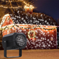 Rotierender LED-Weihnachtsmuster-Projektor