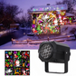 Rotierender LED-Weihnachtsmuster-Projektor
