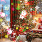 Rotierender LED-Weihnachtsmuster-Projektor