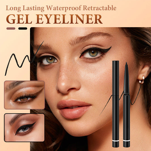 Langlebiger, wasserfester, einziehbarer Gel-Eyeliner