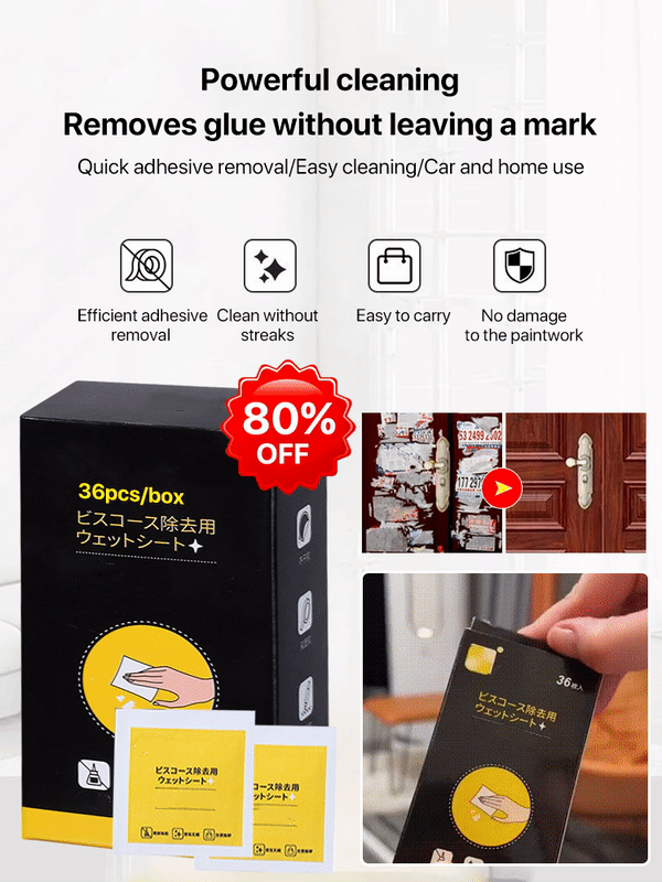 Instant Label Multi-functional instant label and sticker remover wipes – houstonnd