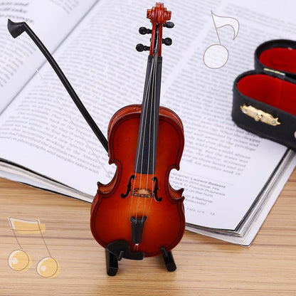 🔥Solange der Vorrat reicht 50 % Rabatt!🎉 Spielbare kleine Violine Figurine
