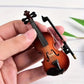 🔥Solange der Vorrat reicht 50 % Rabatt!🎉 Spielbare kleine Violine Figurine