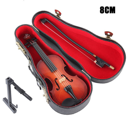 🔥Solange der Vorrat reicht 50 % Rabatt!🎉 Spielbare kleine Violine Figurine