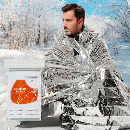 [Special Gift] Silver Double-Sided Waterproof Portable Outdoor Emergency Blanket