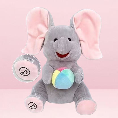 Süße Plüsch-Elefant-Puppe zum Versteckspielen