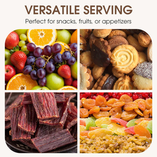 🔥Solange der Vorrat reicht 50 % Rabatt!🎉Abnehmbares, unterteiltes Snack-Serviertablett