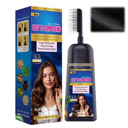 3-in-1-Haarfärbemittel mit Kamm