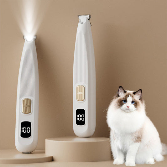 🐾Elektrischer Haustierrasierer: Sicher und praktisch mit LED-Licht!💖