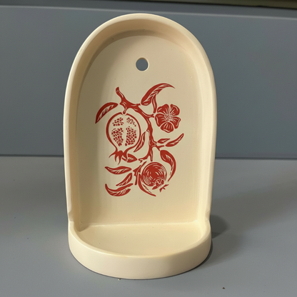 Handgemaakte decoratieve wandnis