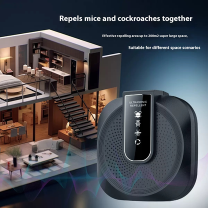 🐭 Ultraschall-Nagetierabwehr – Effektiv  Sicher! 360° Abdeckung  Plug-and-Play! ✨