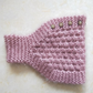 Strickstirnband für Damen mit Blumenakzenten