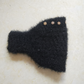 Strickstirnband für Damen mit Blumenakzenten