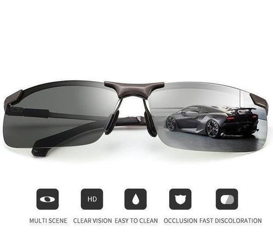 2026 Photochromic Sunglasses with Anti-glare Polarized Lens（50% OFF）