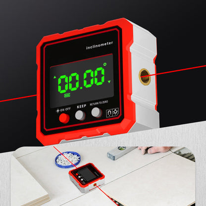 Hochpräziser magnetischer Neigungsmesser mit LED-Anzeige
