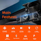 🏆60 % RABATT 🚗 📹4-Kanal-HD-Dashcam mit Front-, Innen- und Heckaufzeichnung