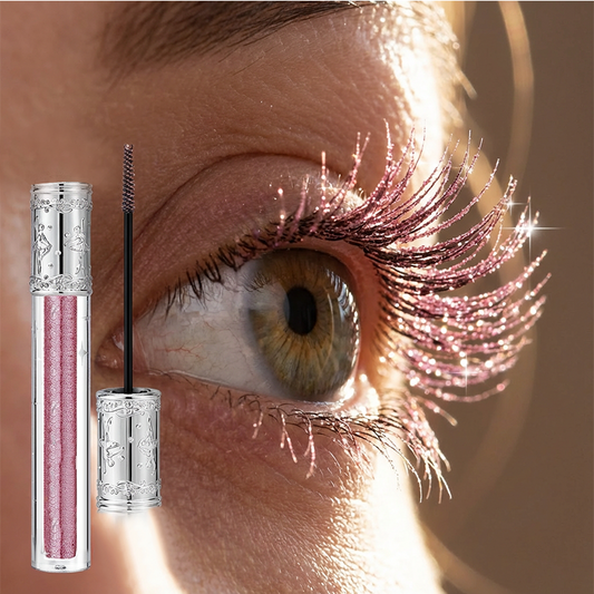 Wasserfeste, langlebige Glitzer-Mascara