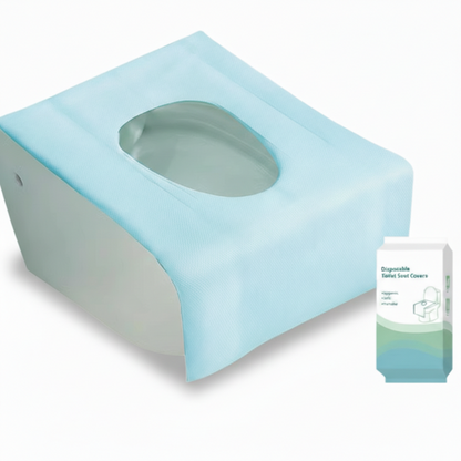 Packung mit wasserdichten Einweg-Toilettensitzbezügen