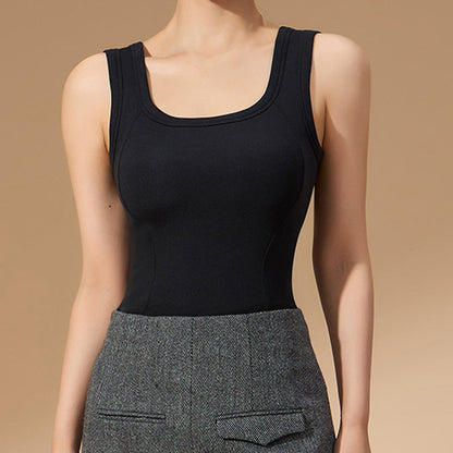 Bequemes, gepolstertes Thermo-Tanktop für Damen