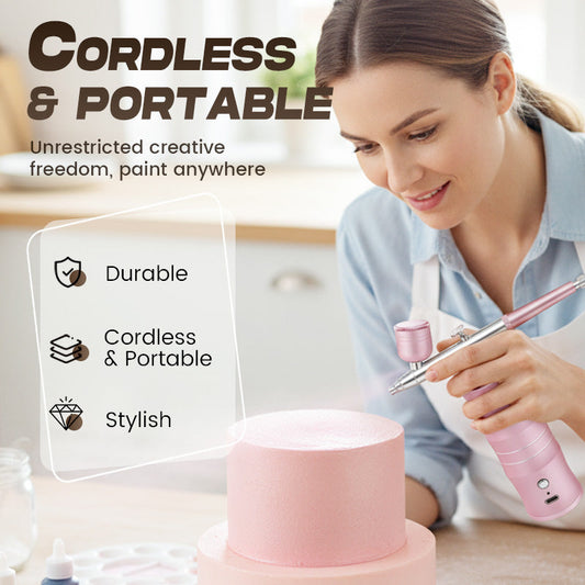 Akku-Airbrush-Set für vielfältige Anwendungen