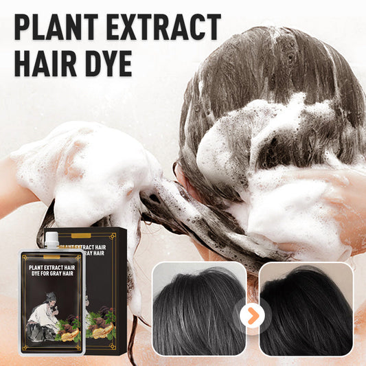 Haarfärbemittel mit Pflanzenextrakten für graues Haar