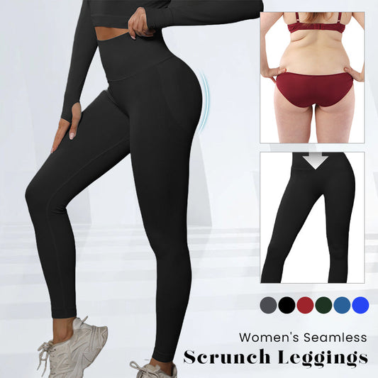Nahtlose Scrunch-Leggings für Damen