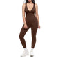 🥳HEISSER SALE 2026🥳💞50.000+ VERKAUFT!👵❤️ 50 % RABATT! Hochelastischer Overall mit V-Ausschnitt für Fitness und Yoga