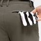 Einfarbige Herren-Shorts mit flacher Vorderseite
