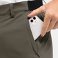 Einfarbige Herren-Shorts mit flacher Vorderseite