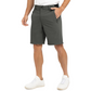 Einfarbige Herren-Shorts mit flacher Vorderseite