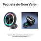 Soporte Magnético para Auto con Carga Inalámbrica y Luces RGB