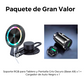 Soporte Magnético para Auto con Carga Inalámbrica y Luces RGB