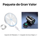 Soporte Magnético para Auto con Carga Inalámbrica y Luces RGB