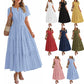 Sommerliches, lässiges Damen-Maxikleid