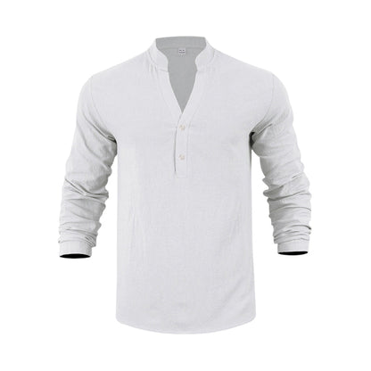 Lässiges Henley-T-Shirt für Herren