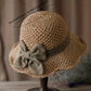 🧢 JETZT 50 % RABATT! 🌞 Eleganter Strohhut mit Schleife – atmungsaktiv, faltbar und perfekt für Strand und Reisen 👒