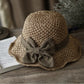 🧢 JETZT 50 % RABATT! 🌞 Eleganter Strohhut mit Schleife – atmungsaktiv, faltbar und perfekt für Strand und Reisen 👒