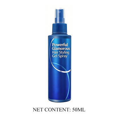 Leistungsstarkes, glamouröses Haarstyling-Gel-Spray