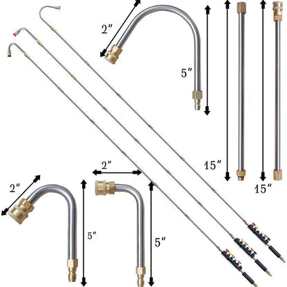 ✨Hochdruckreiniger-Stab-Set mit 4000 PSI-Haushaltsreinigung einfacher und effektiver gestalten