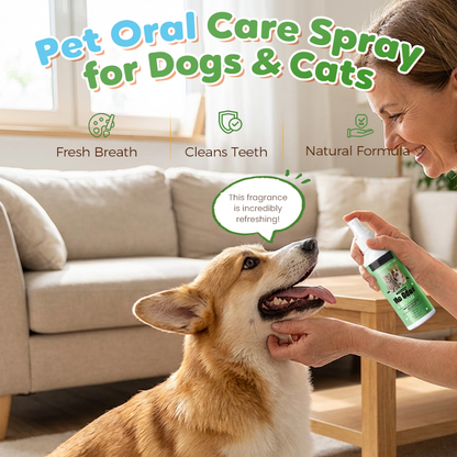 Pet Oral Care Spray for Dogs & Cats