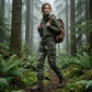 Unisex Klassische Camouflage-Cargohose