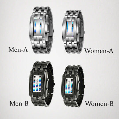 ⌚ LIMITED-TIME 53% RABATT! ✨ Herren Binary-Uhr – LED, Wasserdicht, Modern, Leicht ✨