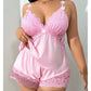 🥳Verkaufsschlager 2026🥳💞 Über 50.000 Stück verkauft! 👗🌸 50 % Rabatt! Pyjama-Set mit Spitzensaum, leicht an- und auszuziehen, die perfekte Wahl für eine entspannte Nacht. 🛏️✨