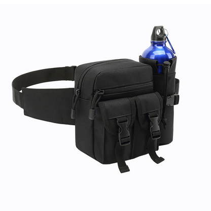 🧳 50% RABATT! ⛰️ Taktische Bauchtasche mit Abnehmbarem Wasserflaschenhalter – Robuste Konstruktion, Mehrere Fächer & Ideal Für Outdoor, Reisen & Den Täglichen Gebrauch 🚶‍♂️