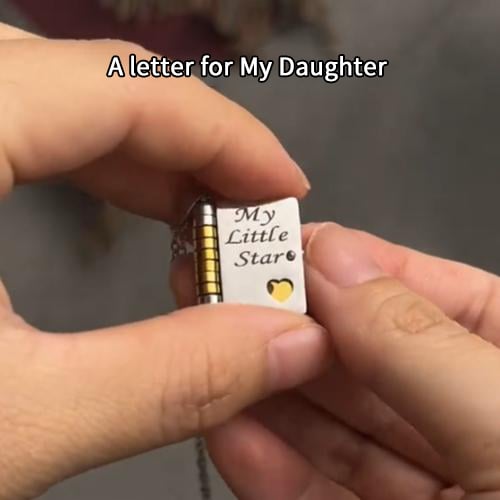 🔥🔥Meine kleine Sternen-Buchkette für die Tochter, Geburtstagsgeschenk, Abschlussgeschenk, Liebesschmuck