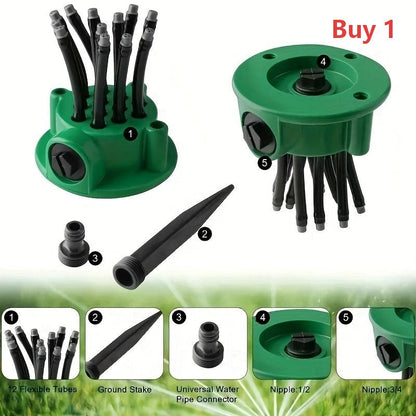 Präzisions-Gartenbewässerungsregner mit 360°-Abdeckung